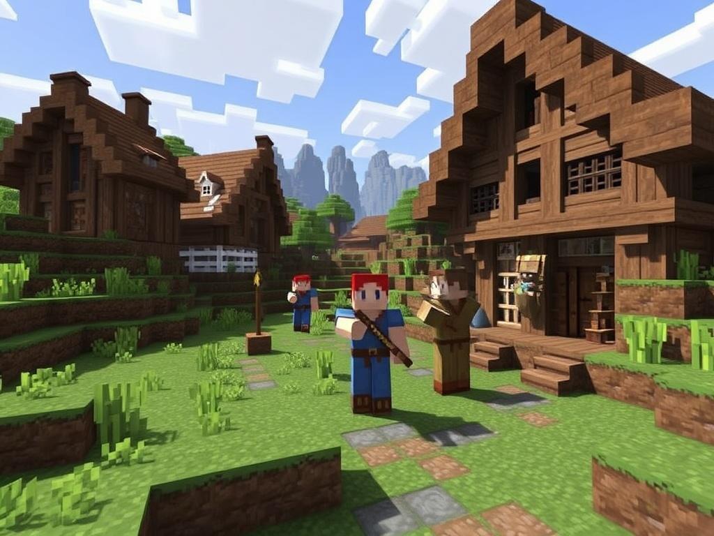 Жители в Майнкрафте: поселение, профессии и торговля. Лайфхаки Жители в Майнкрафте: поселение, профессии и торговля. Лайфхаки