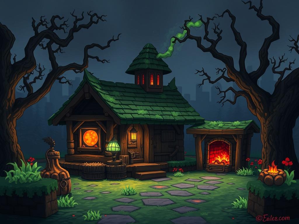 Ферма ведьм: редстоун, порох и светопыль из хижины. FAQ Ферма ведьм: редстоун, порох и светопыль из хижины. FAQ