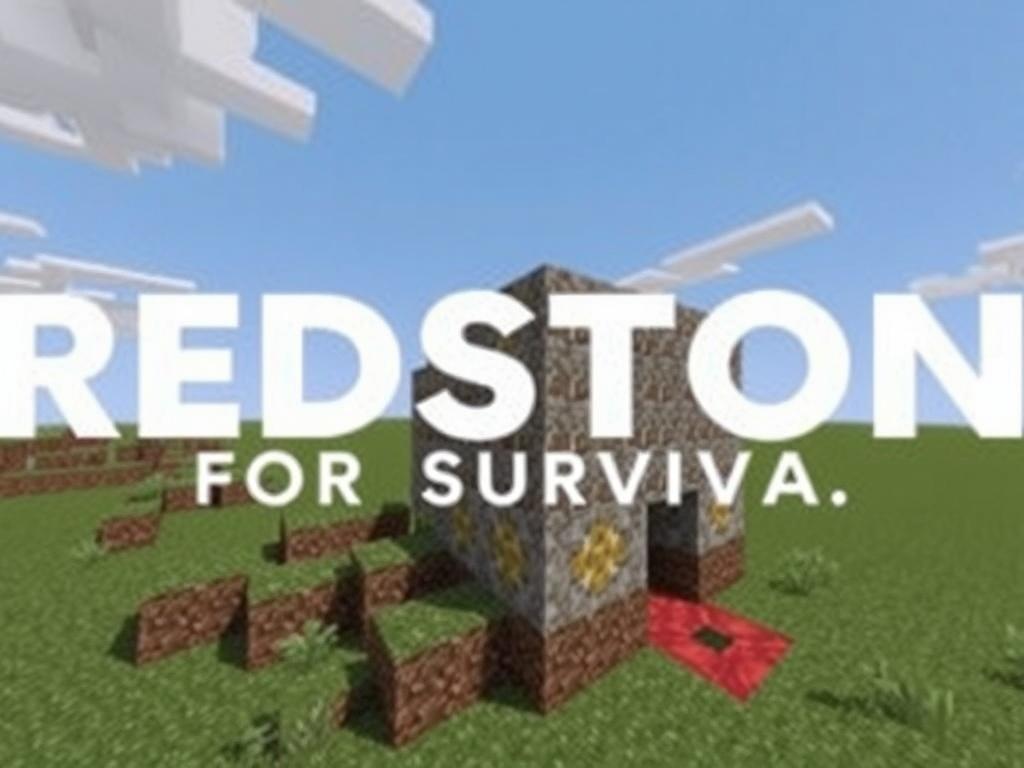 Редстоун для выживания: простые механизмы без лишней теории