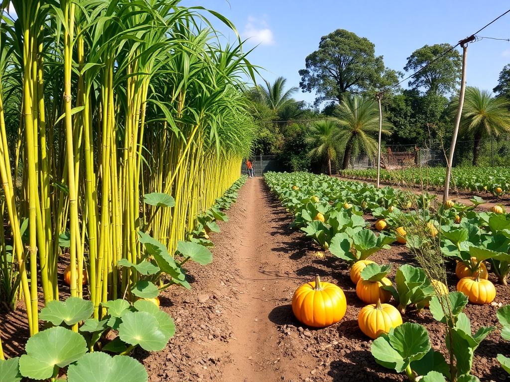 Как сделать автоматические фермы еды: тростник, бамбук, кактусы, тыквы