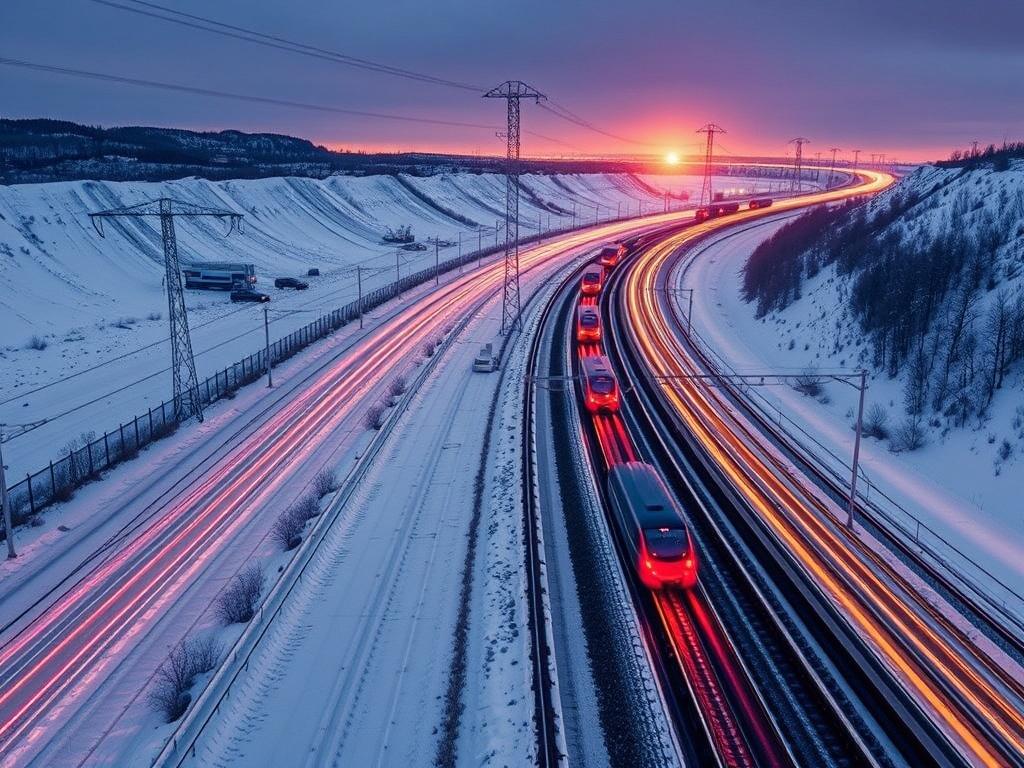 Ледяные трассы и лодки: сверхбыстрые магистрали