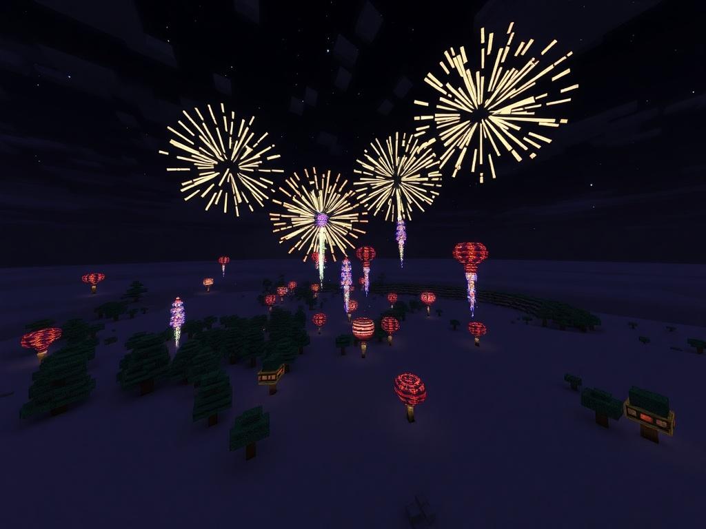 Фейерверки для элитр: рецепты и дальность полёта