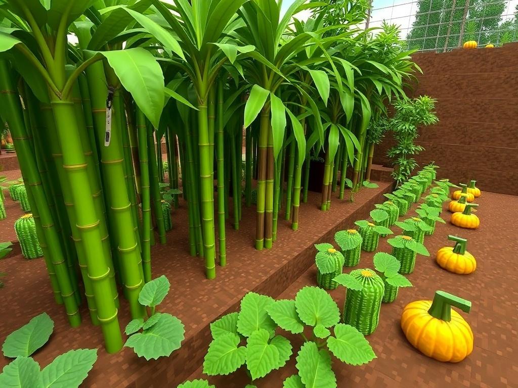 Как сделать автоматические фермы еды: тростник, бамбук, кактусы, тыквы. Как избежать лагов при работе фермы? Как сделать автоматические фермы еды: тростник, бамбук, кактусы, тыквы. Как избежать лагов при работе фермы?