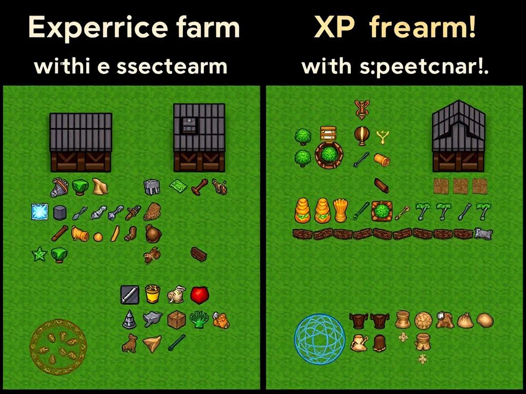 Ферма опыта: варианты без спавнера и на спавнере. Заключение Ферма опыта: варианты без спавнера и на спавнере. Заключение