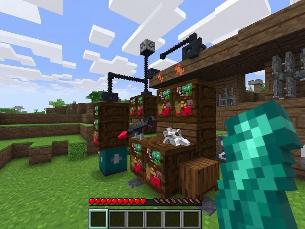 Автоматизация крафта в Майнкрафт: как работать с Крафтером (Crafter) и редстоуном. Где найти готовые схемы с крафтером? Автоматизация крафта в Майнкрафт: как работать с Крафтером (Crafter) и редстоуном. Где найти готовые схемы с крафтером?